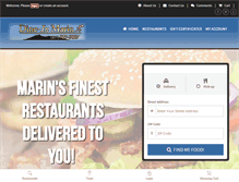 Tablet Screenshot of dineinmarin.com